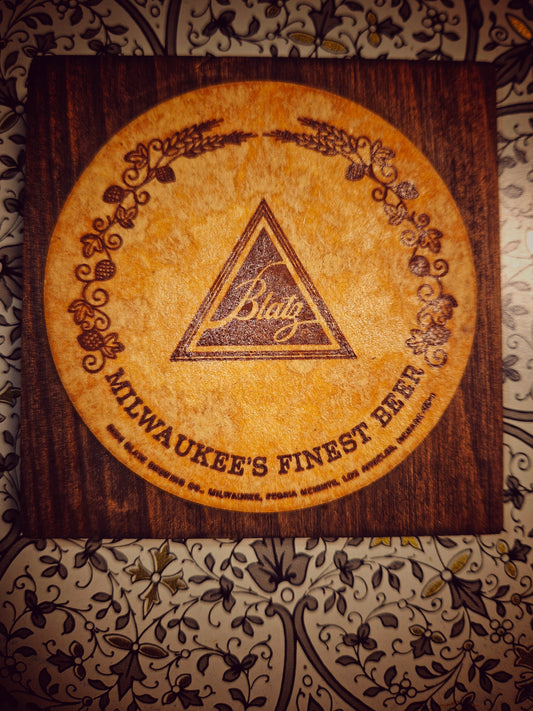 Vintage Blatz Coaster