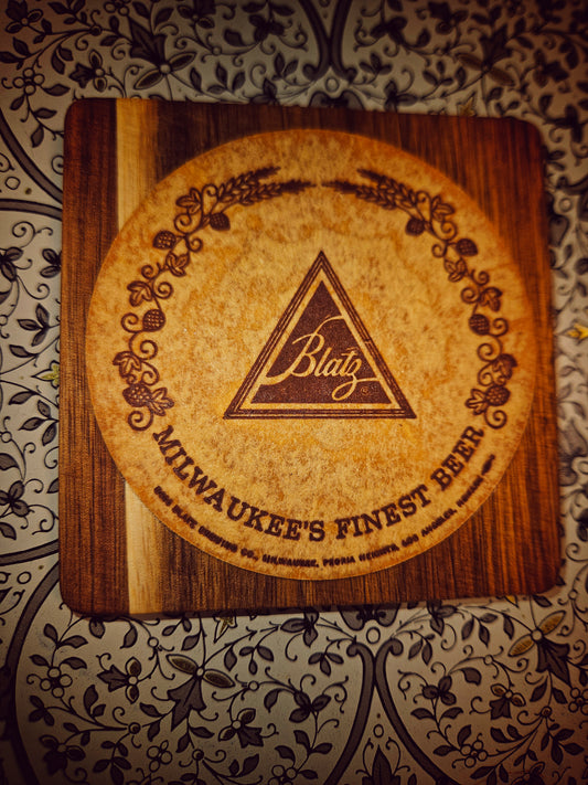 Vintage Blatz Coaster